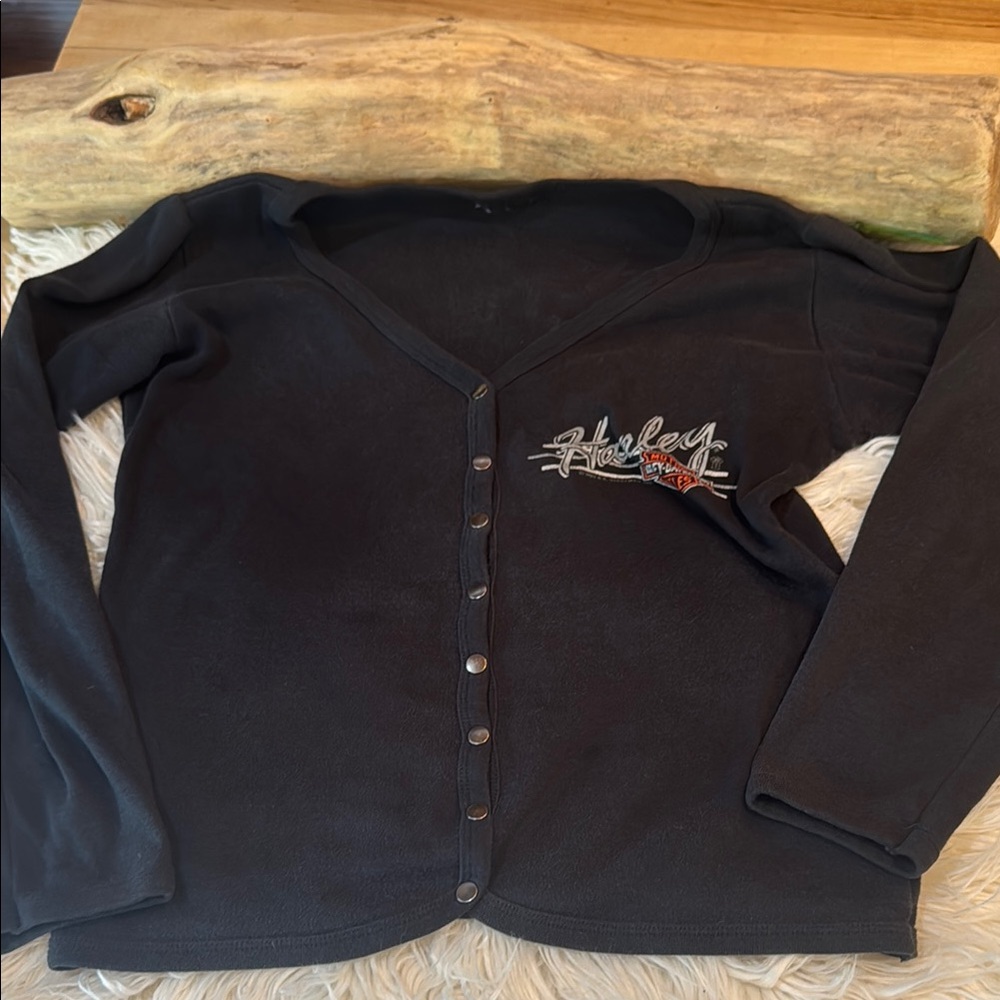 Vintage 1989 Harley-Davidson x R.K. Stratman long sleeve shirt with buttons